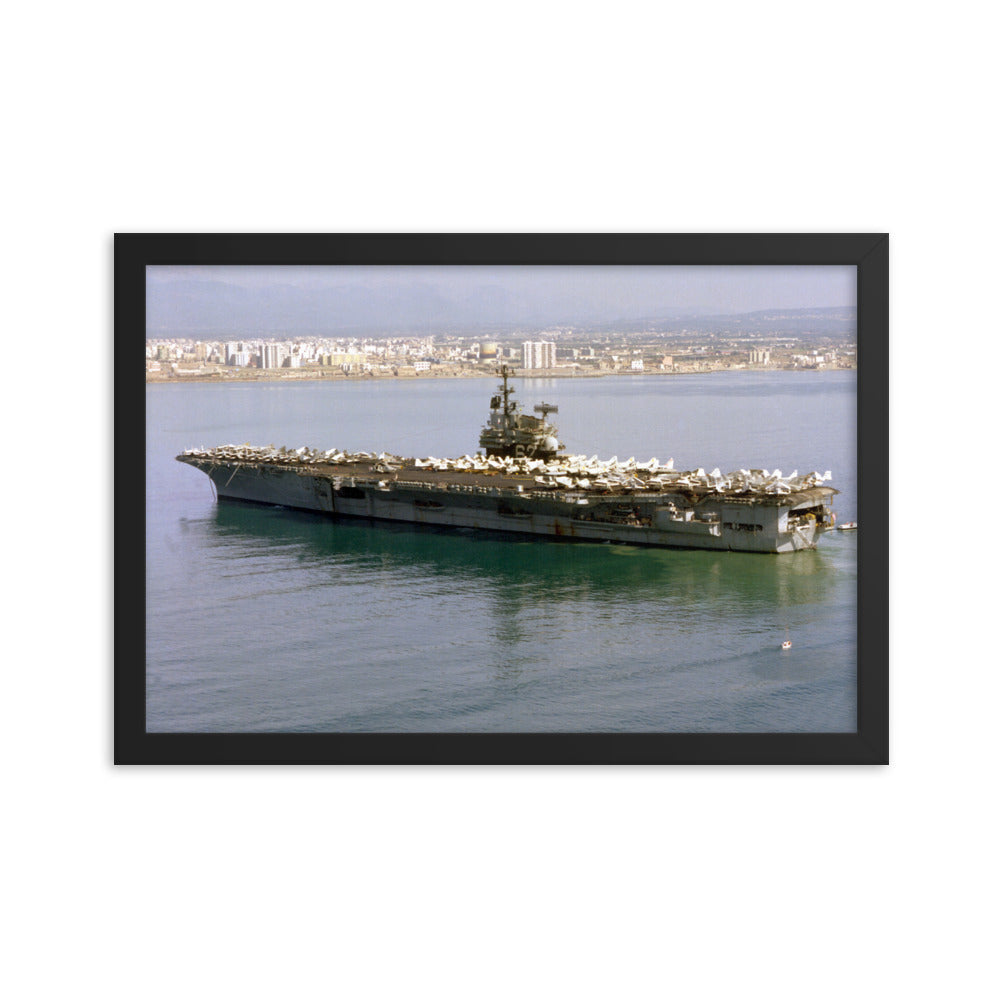 USS Independence (CV-62) Framed Ship Photo