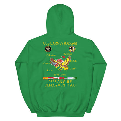 USS Barney (DDG-6) 1985 Cruise Hoodie