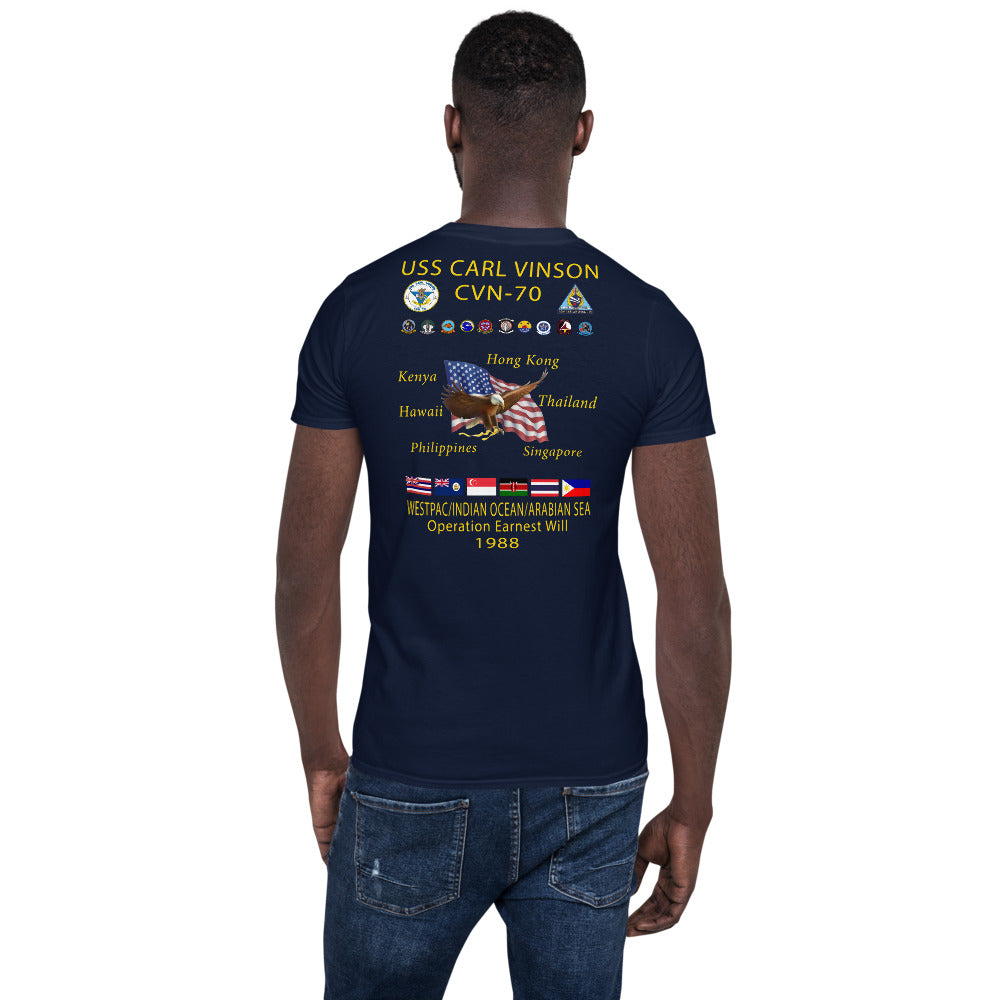 USS Carl Vinson (CVN-70) 1988 Cruise Shirt