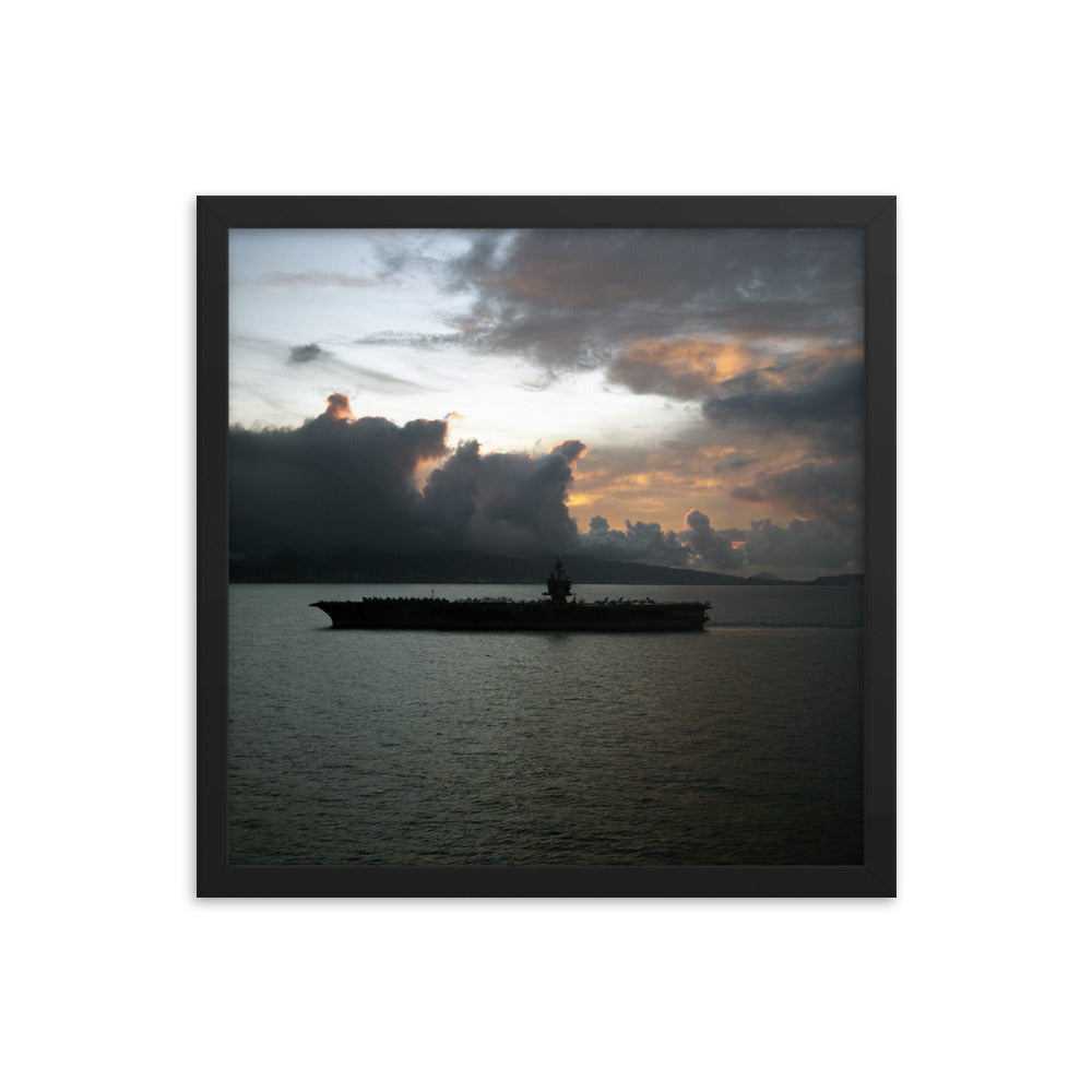 USS Enterprise (CVN-65) Framed Ship Photo