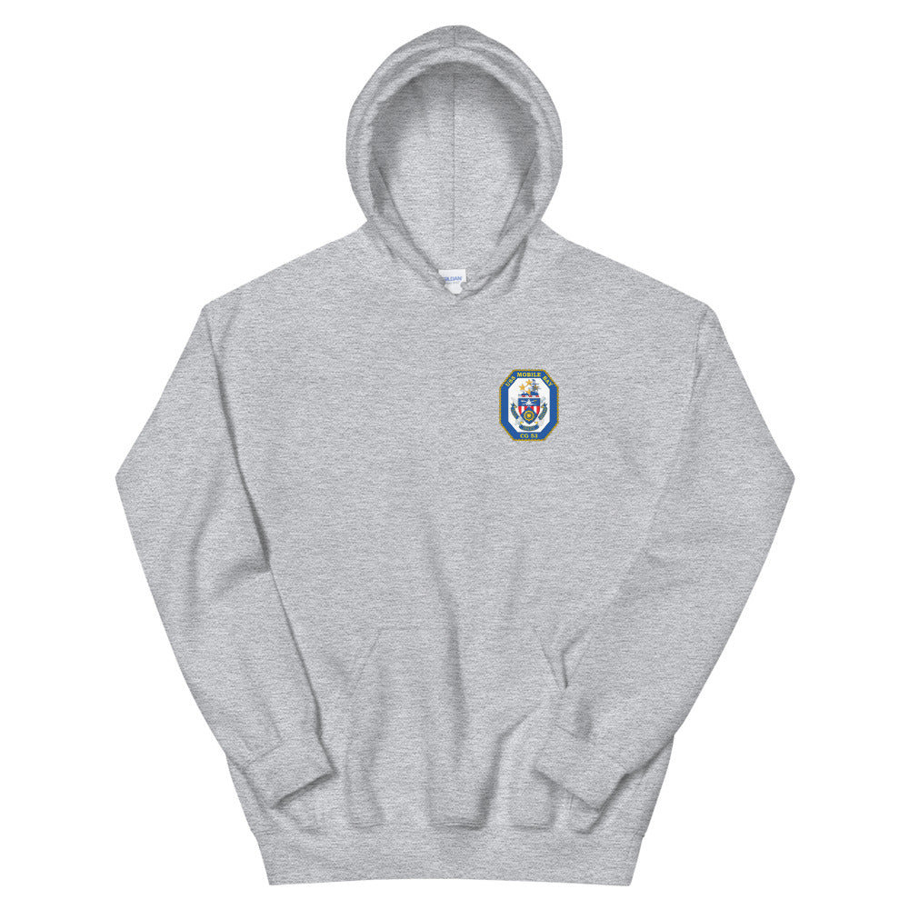 USS Mobile Bay (CG-53) Ship's Crest Hoodie