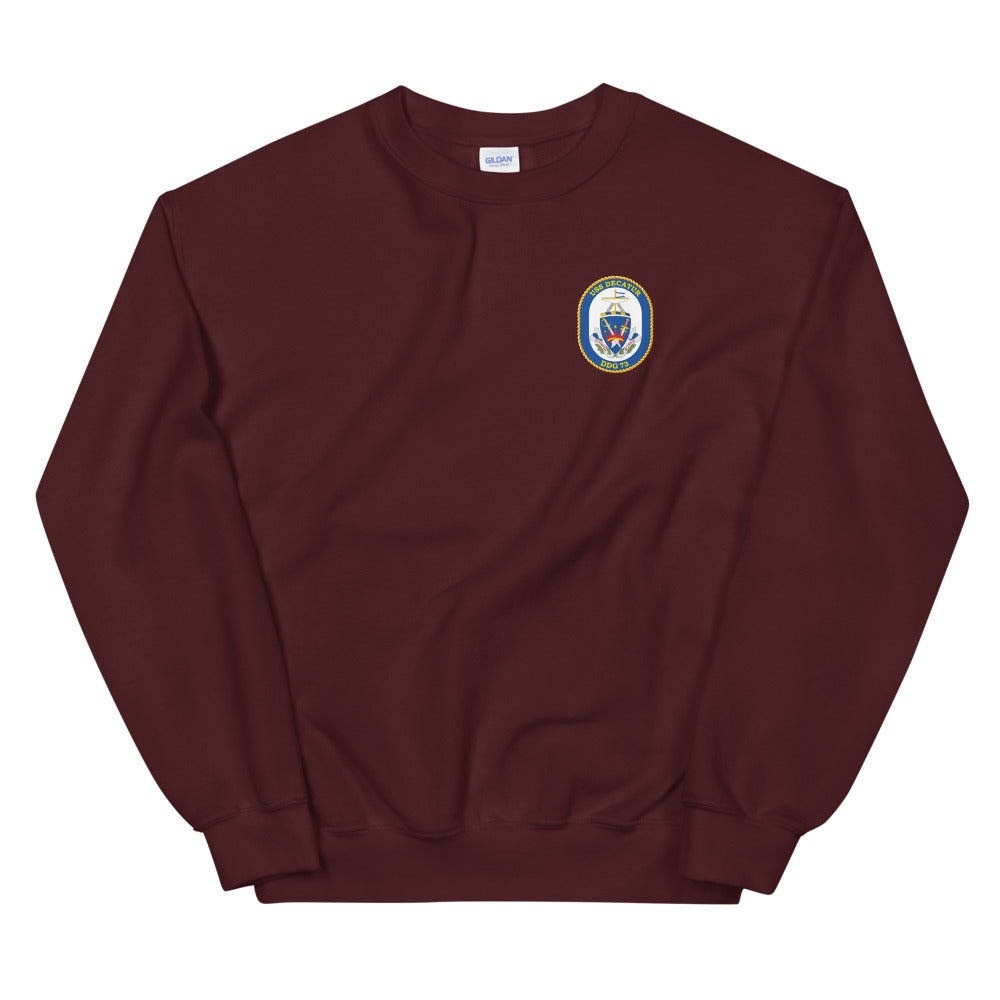 USS Decatur (DDG-73) Ship's Crest Sweatshirt