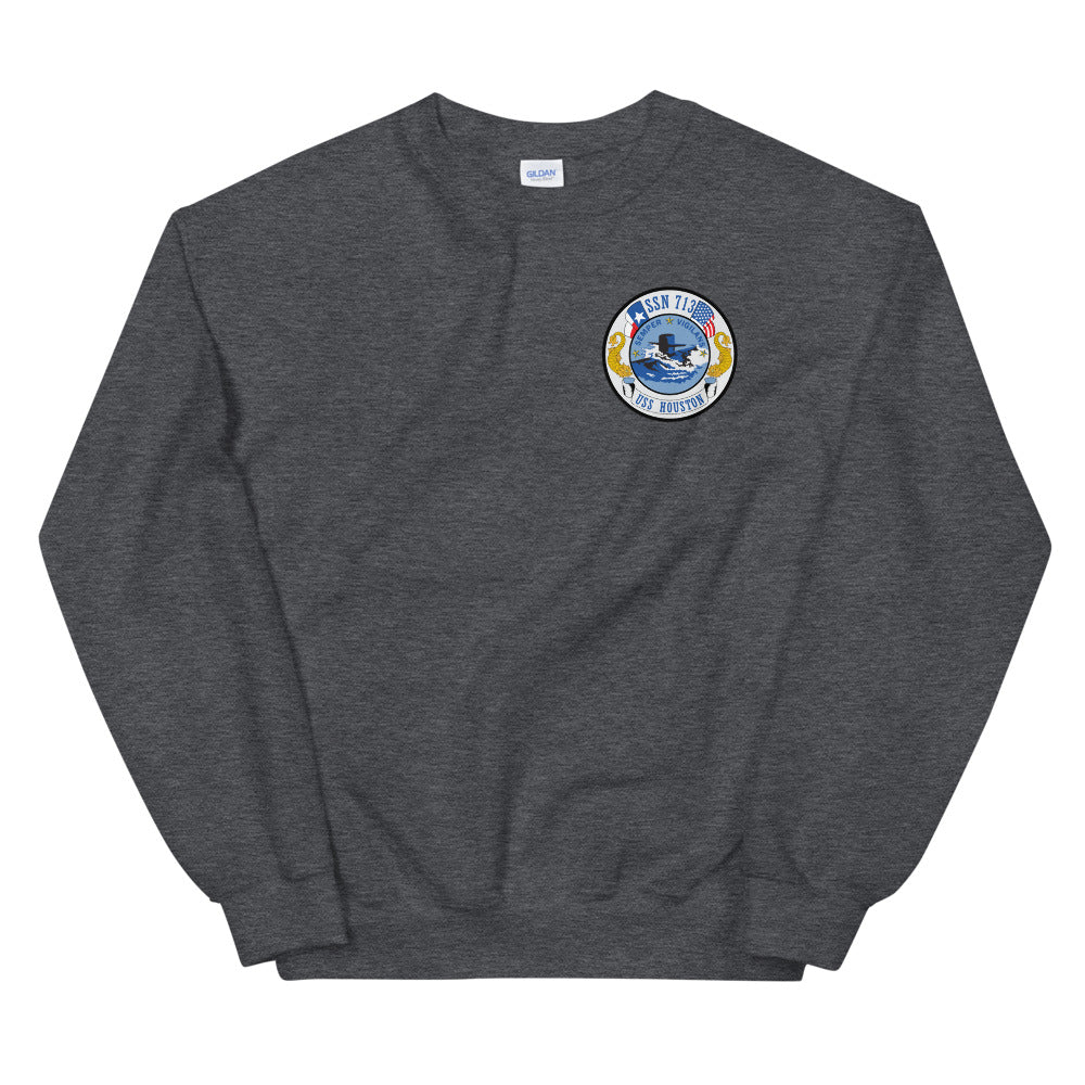 USS Houston (SSN-713) Ship's Crest Sweatshirt