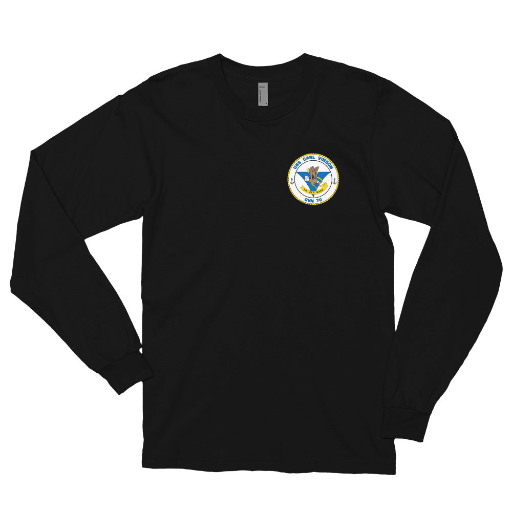 USS Carl Vinson (CVN-70) 2017 Long Sleeve Cruise Shirt - FAMILY