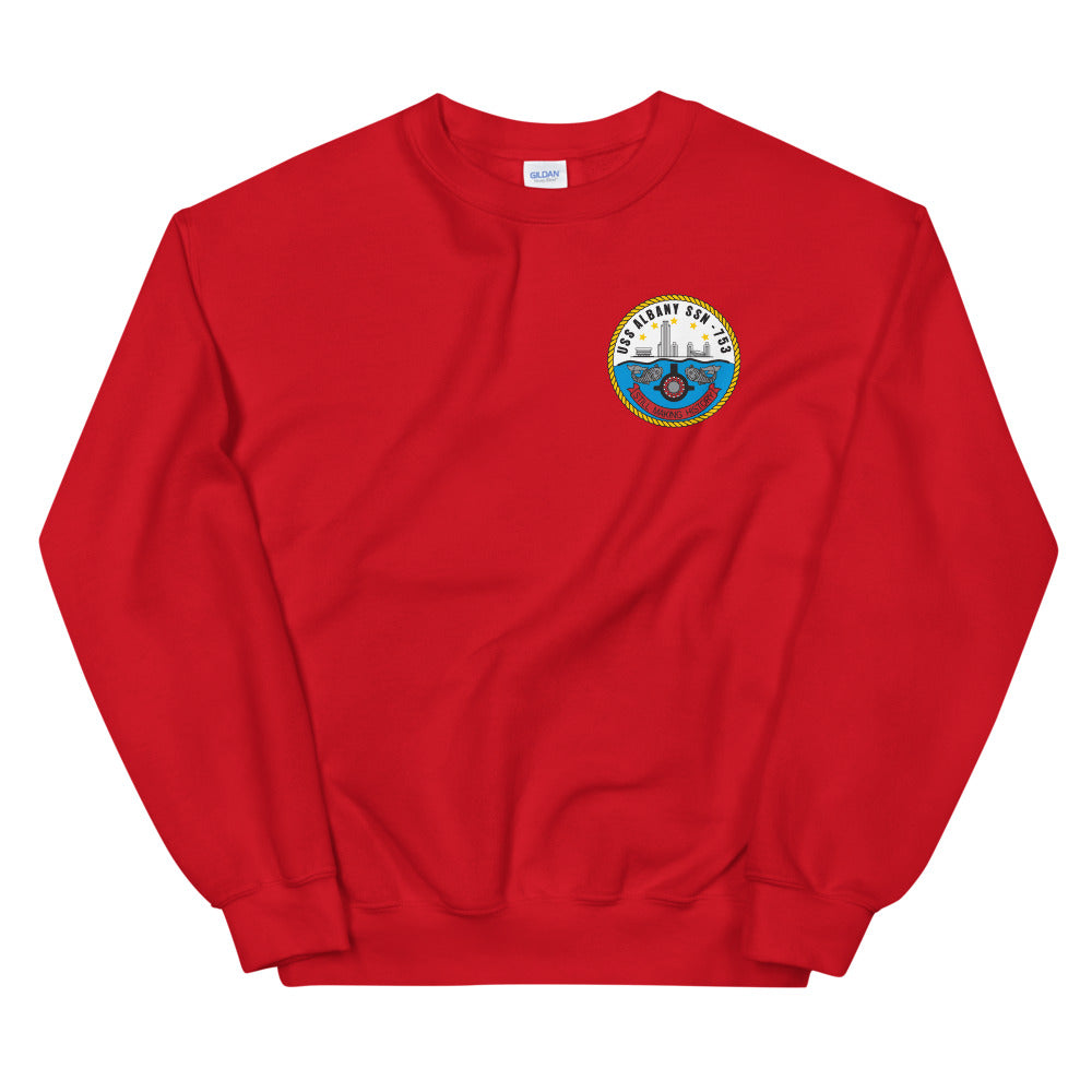 USS Albany (SSN-753) Ship's Crest Sweatshirt