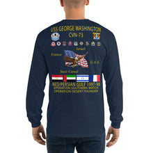 Load image into Gallery viewer, USS George Washington (CVN-73) 1997-98 Long Sleeve Cruise Shirt