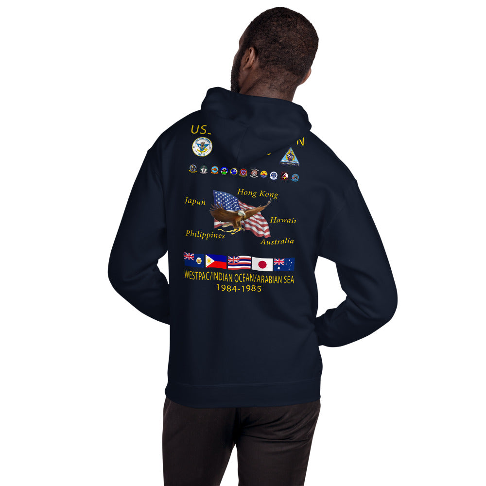 USS Carl Vinson (CVN-70) 1984-85 Cruise Hoodie