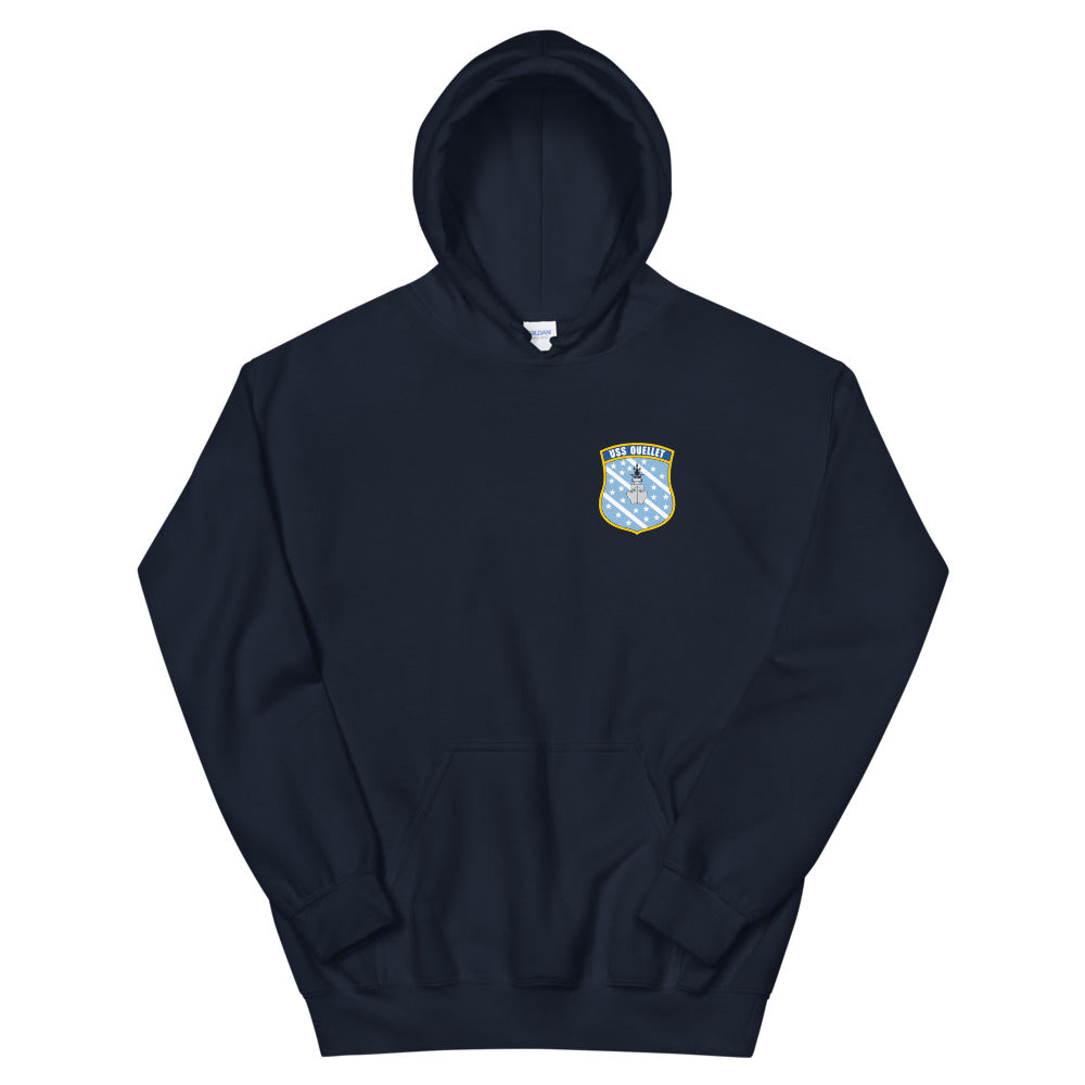 USS Ouellet (FF-1077) Ship's Crest Hoodie