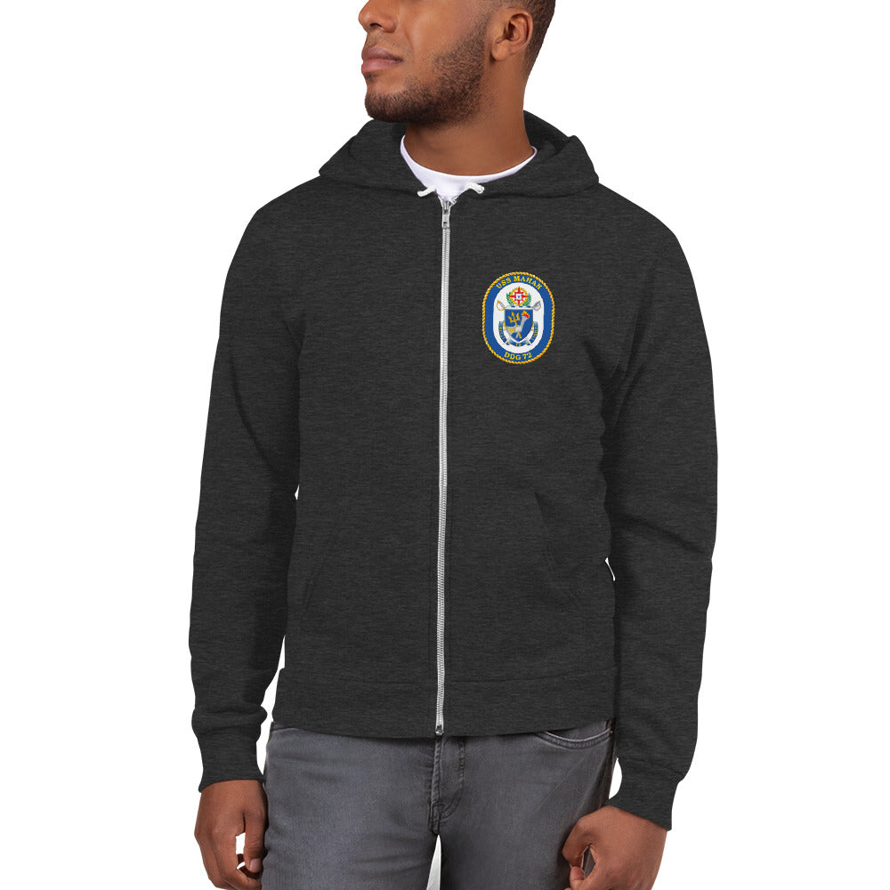 USS Mahan (DDG-72) 2000 Cruise Zip Hoodie
