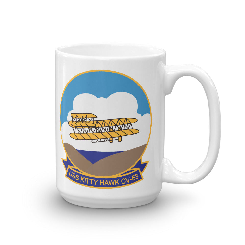 USS Kitty Hawk (CV-63) Ship's Crest Mug