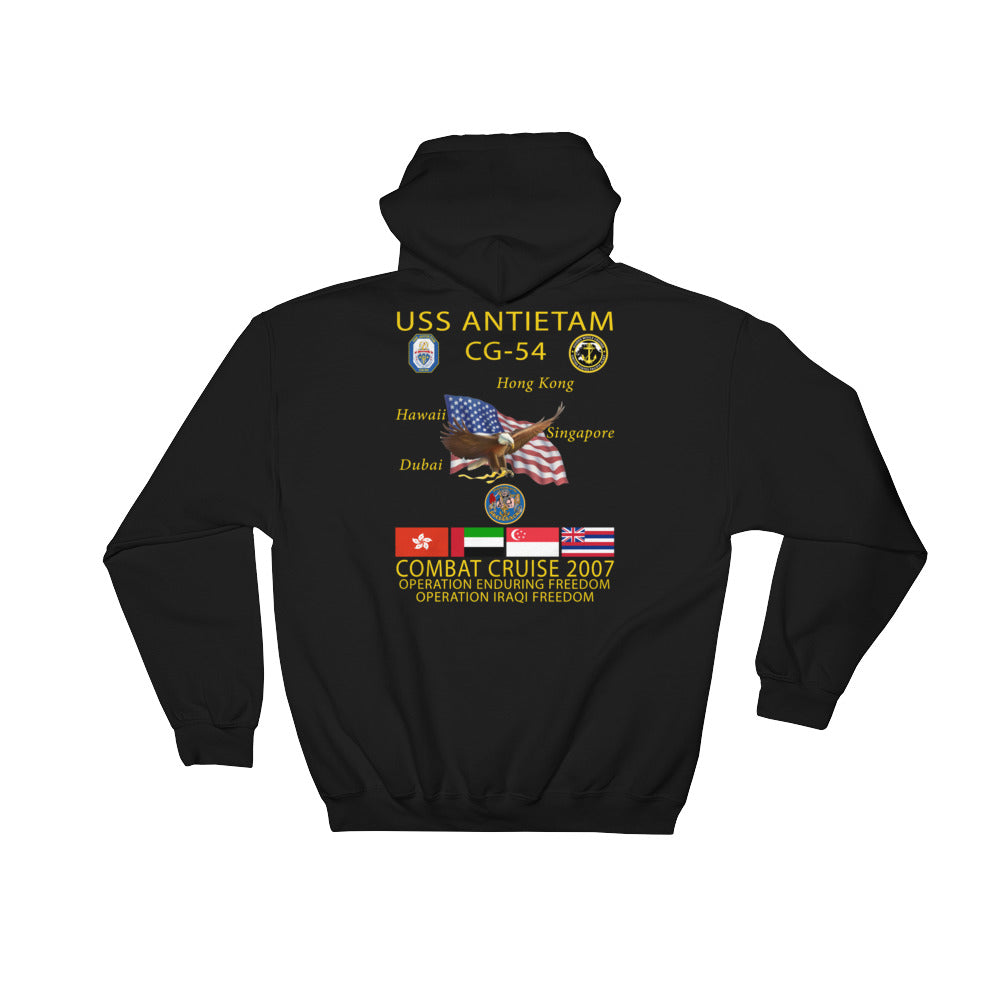 USS Antietam (CG-54) 2007 Cruise Hoodie