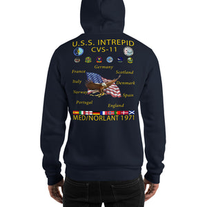 USS Intrepid (CVS-11) 1971 Cruise Hoodie