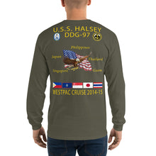 Load image into Gallery viewer, USS Halsey (DDG-97) 2014-15 Long Sleeve Cruise Shirt