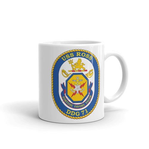 USS Ross (DDG-71) Ship's Crest Mug