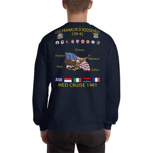 USS Franklin D. Roosevelt (CVA-42) 1961 Cruise Sweatshirt