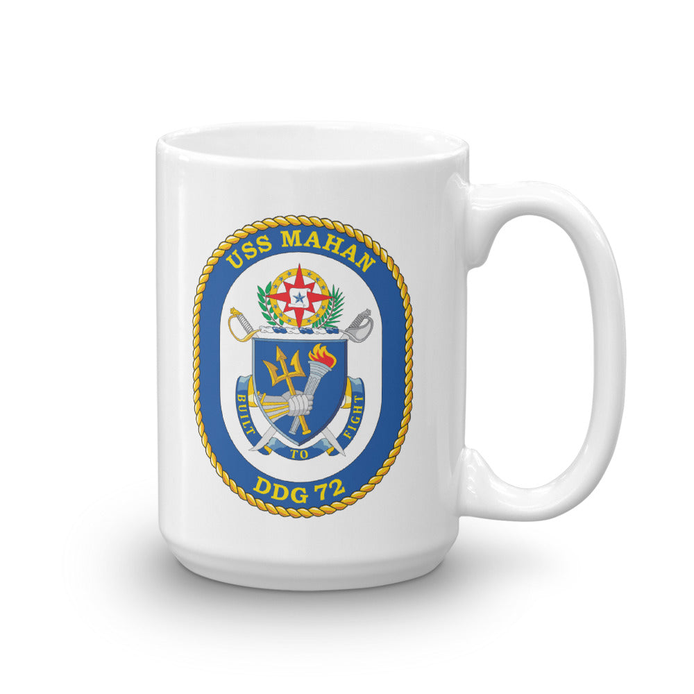 USS Mahan (DDG-72) Ship's Crest Mug