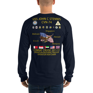 USS John C. Stennis (CVN-74) 2011-12 Long Sleeve Cruise Shirt