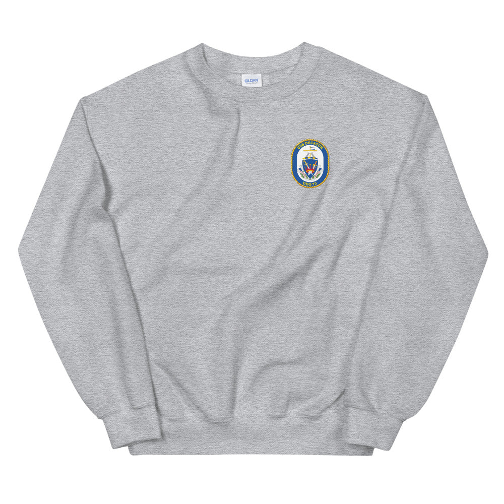 USS Decatur (DDG-73) Ship's Crest Sweatshirt