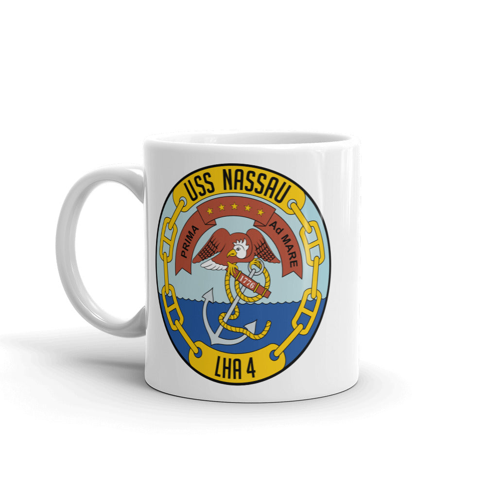 USS Nassau (LHA-4) Ship's Crest Mug