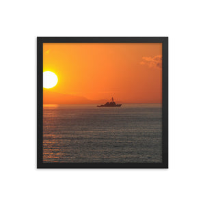 USS Higgins (DDG-76) Framed Ship Photo