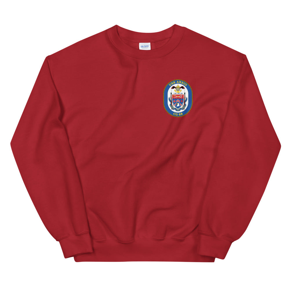 USS Anzio (CG-68) Ship's Crest Sweatshirt