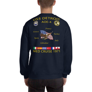 USS Detroit (AOE-4) 1971 Cruise Sweatshirt