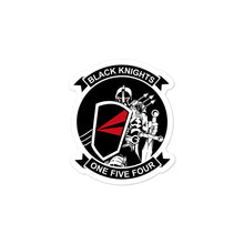 Load image into Gallery viewer, VF-154 Black Knights Squadron Crest VInyl Sticker