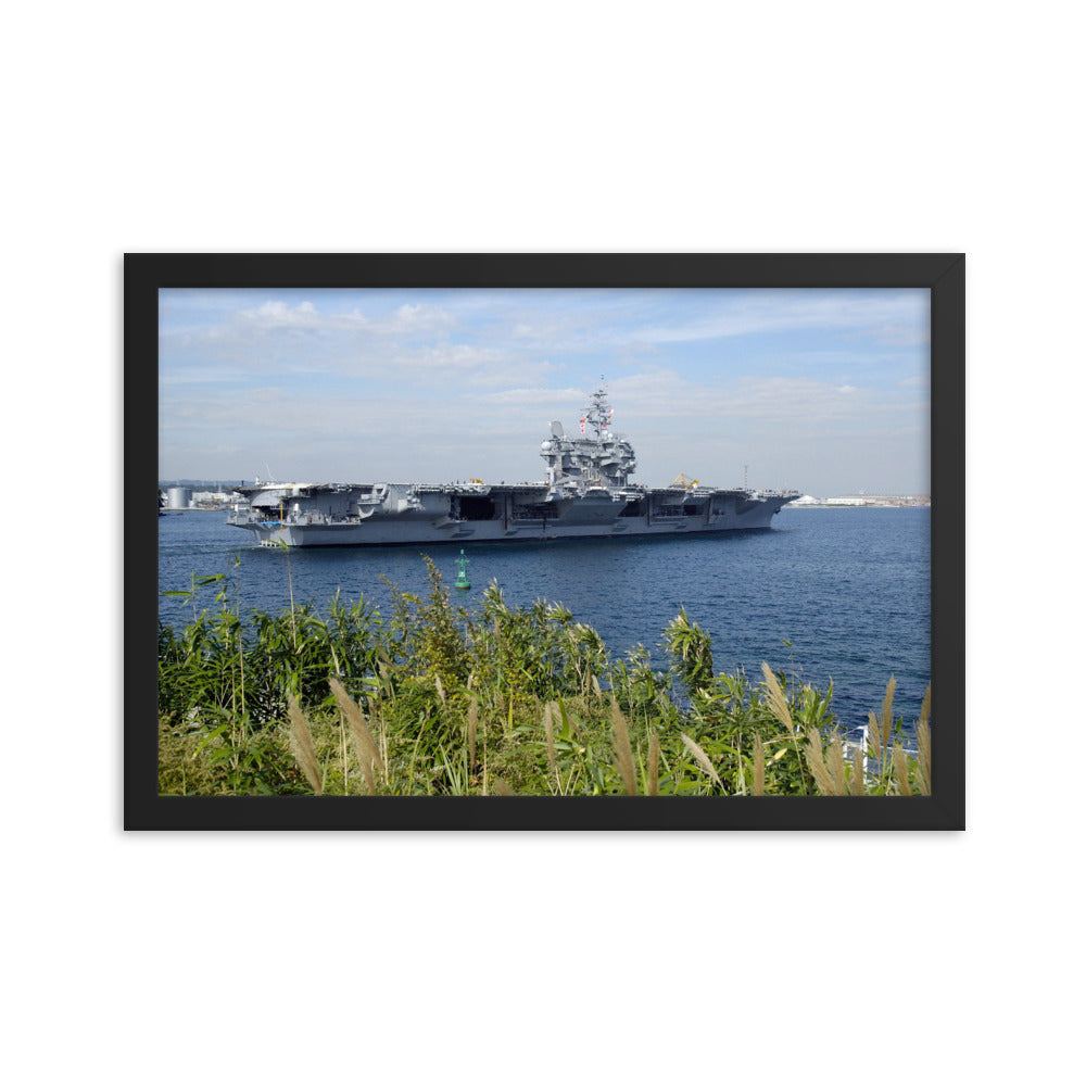 USS Kitty Hawk (CV-63) Framed Ship Photo