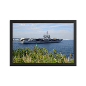 USS Kitty Hawk (CV-63) Framed Ship Photo