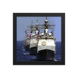 USS Valley Forge (CG-50) Framed Ship Photo