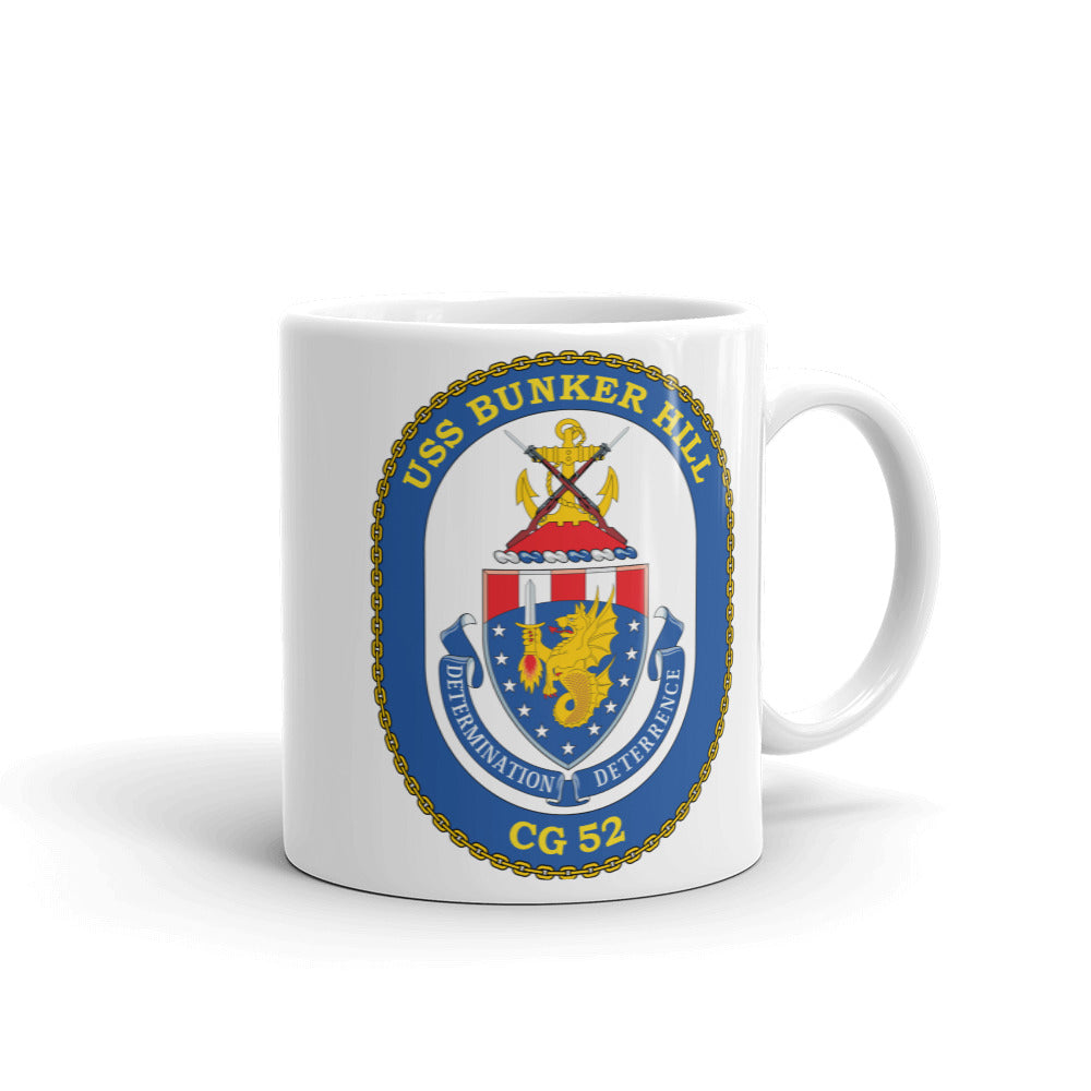 USS Bunker Hill (CG-52) Ship's Crest Mug