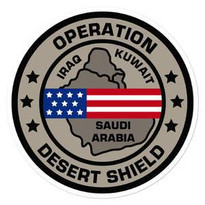 Operation Desert Shield Vinyl Sticker