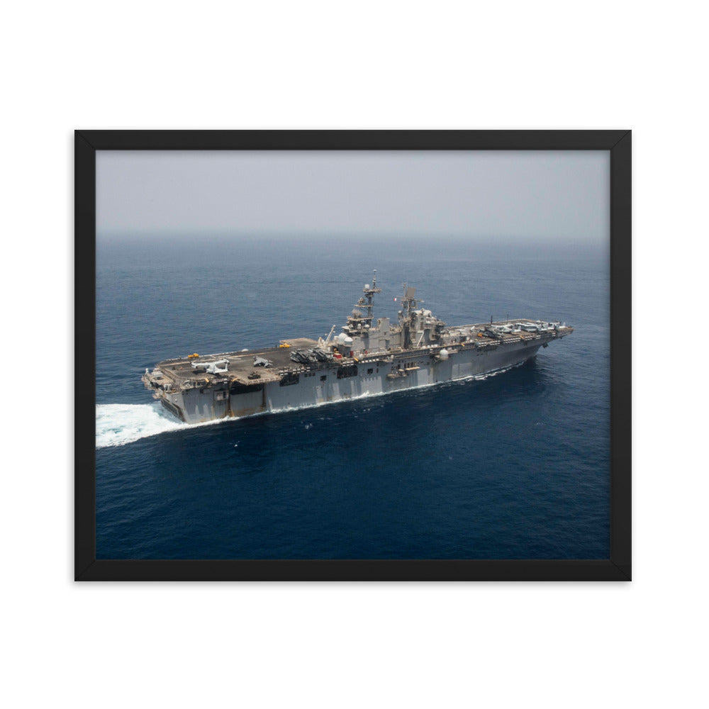 USS Iwo Jima (LHD-7) Framed Ship Photo