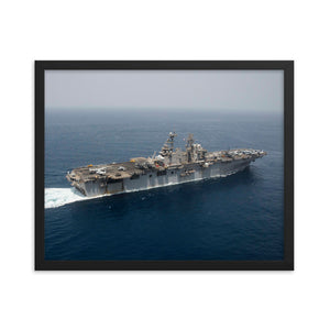 USS Iwo Jima (LHD-7) Framed Ship Photo