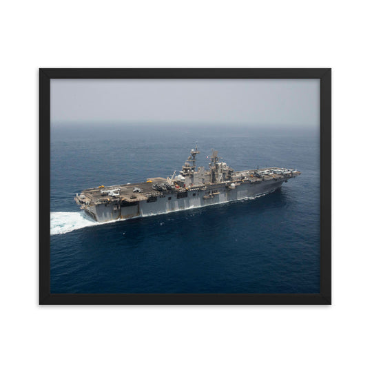 USS Iwo Jima (LHD-7) Framed Ship Photo