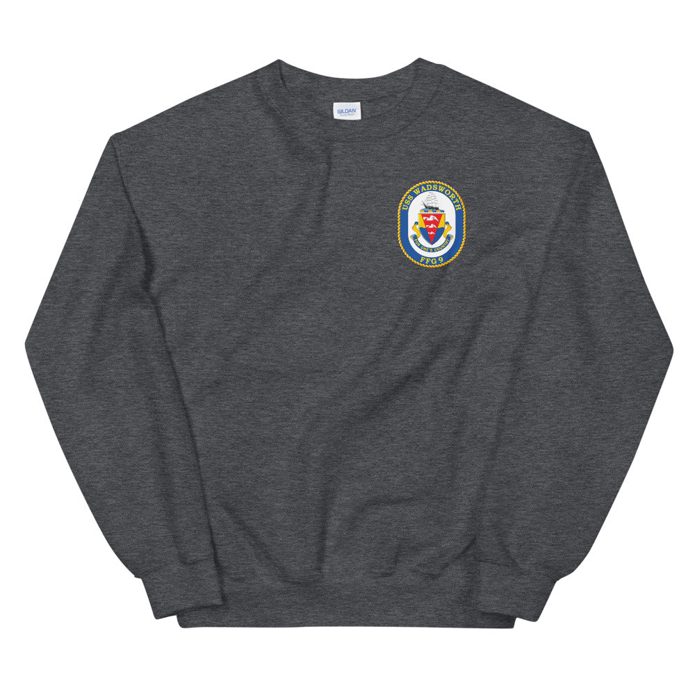 USS Wadsworth (FFG-9) Ship's Crest Sweatshirt