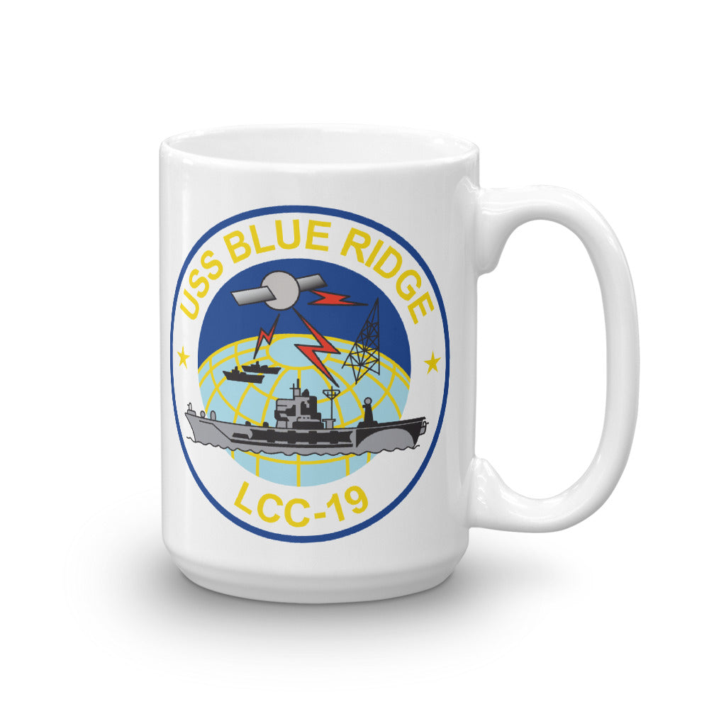 USS Blue Ridge (LCC-19) Ship's Crest Mug