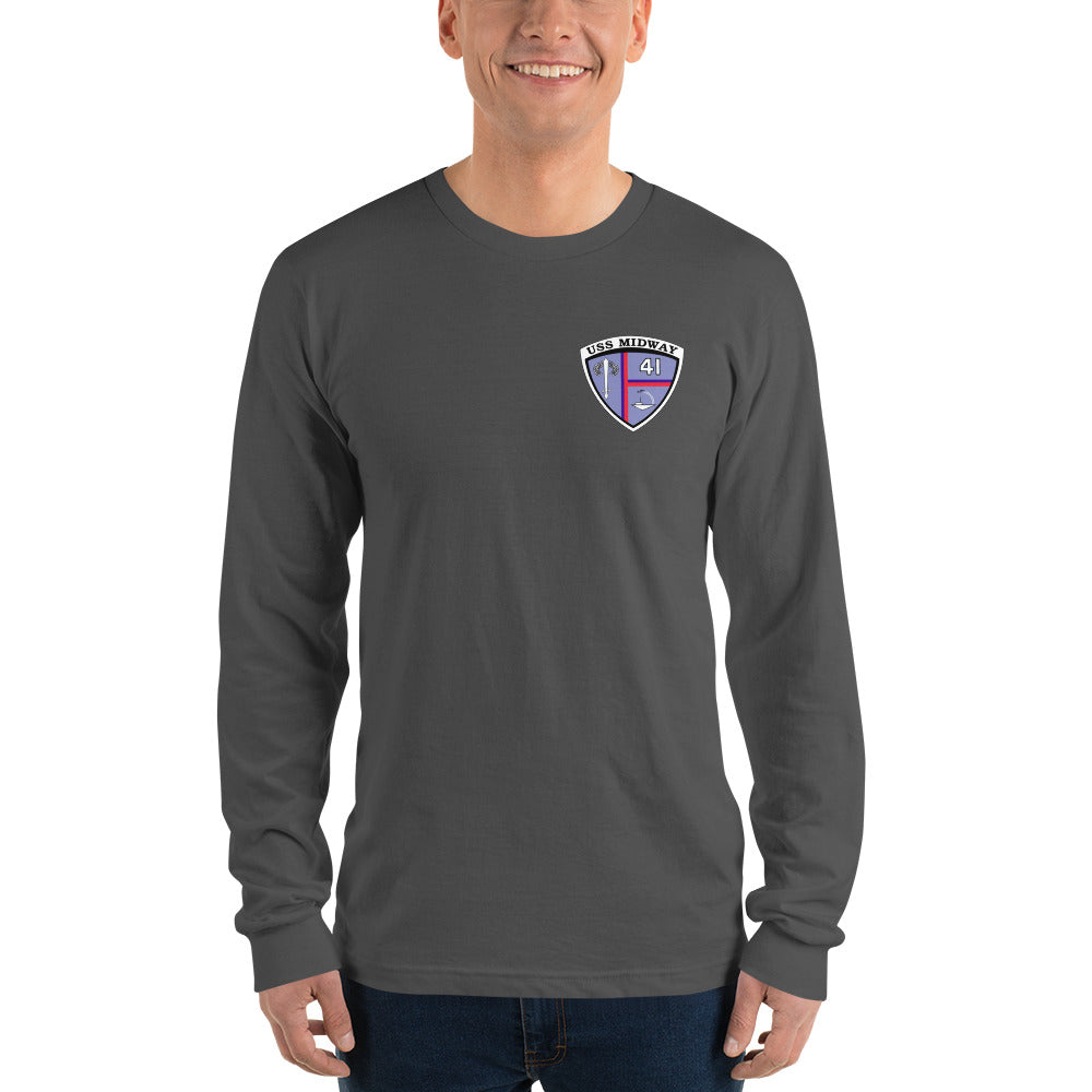 USS Midway (CVA-41) 1972-73 Long Sleeve Cruise Shirt