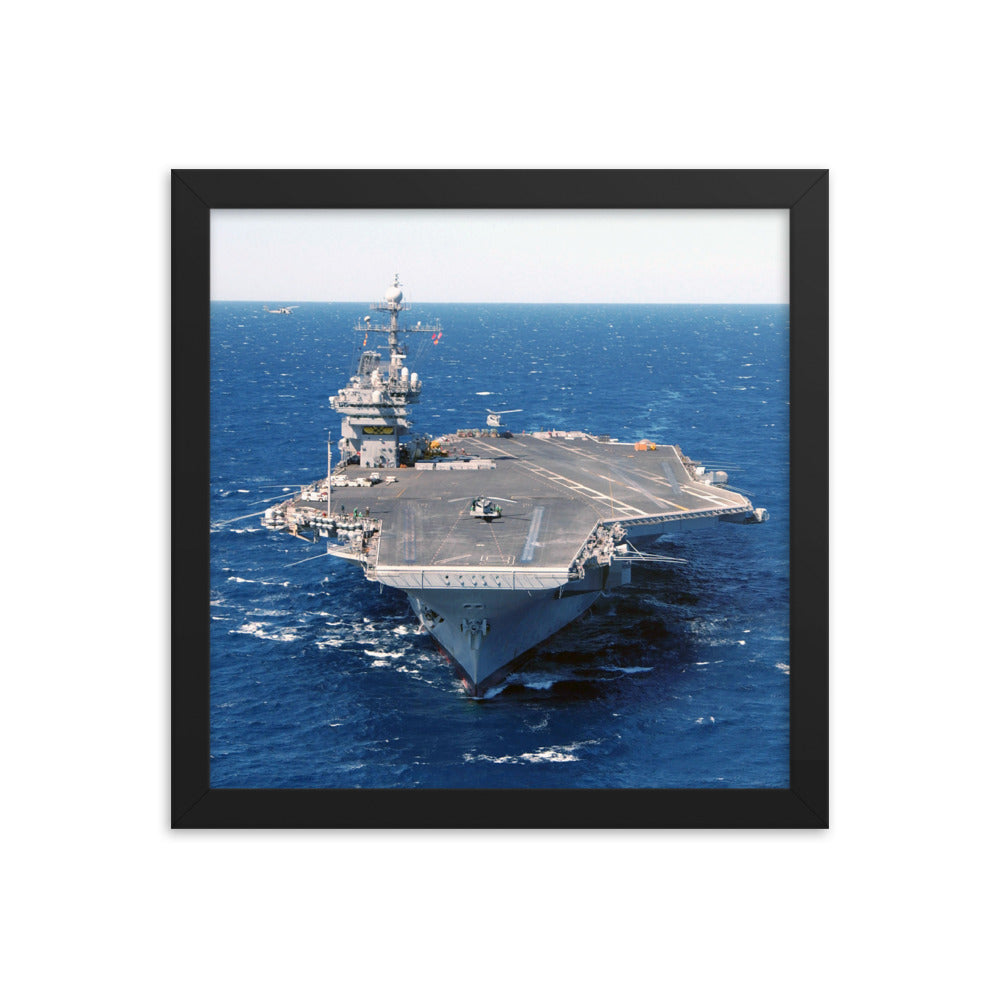 USS John F. Kennedy (CV-67) Framed Ship Photo