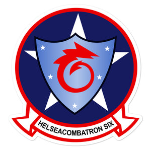 HSC-6 Indians Squadron Crest Vinyl Stickers