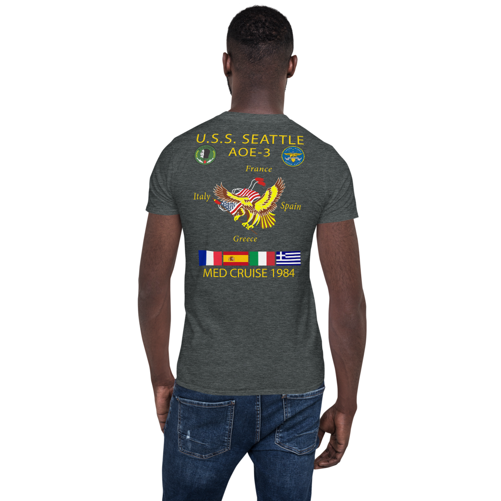 USS Seattle (AOE-3) 1984 Cruise Shirt