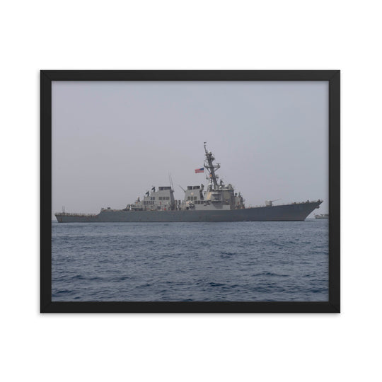 USS Gonzales (DDG-66) Framed Ship Photo