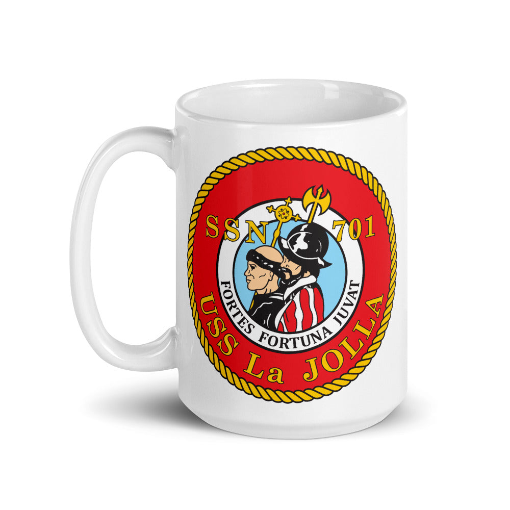 USS La Jolla (SSN-701) Ship's Crest Mug