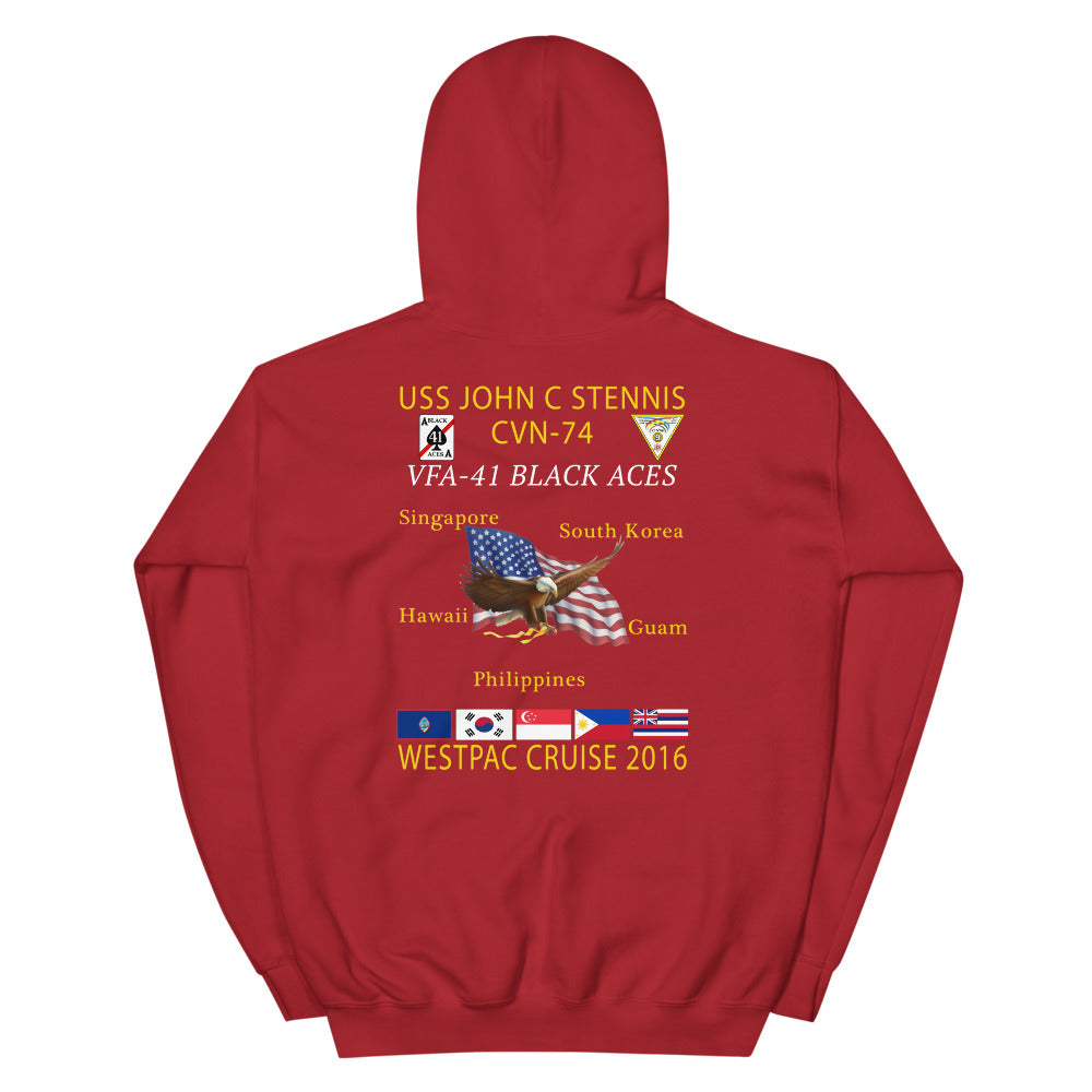 VFA-41 Black Aces 2016 Cruise Hoodie