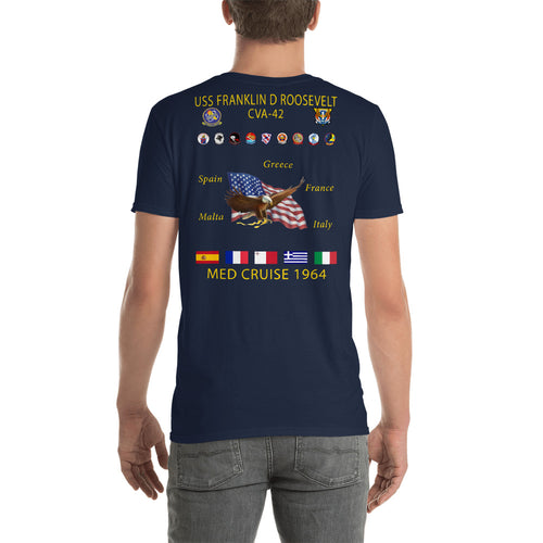 USS Franklin D. Roosevelt (CVA-42) 1964 Cruise Shirt