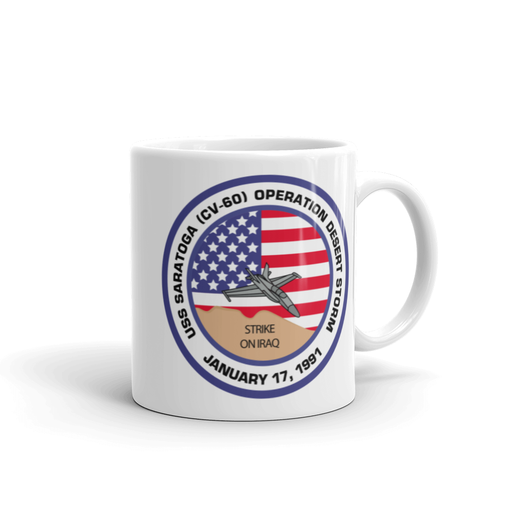 USS Saratoga (CV-60) Operation Desert Storm Mug