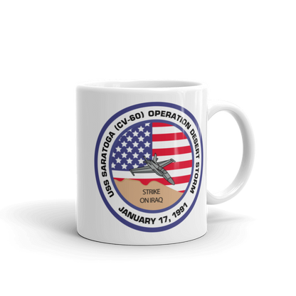 USS Saratoga (CV-60) Operation Desert Storm Mug
