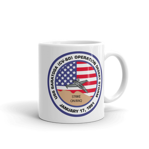 USS Saratoga (CV-60) Operation Desert Storm Mug