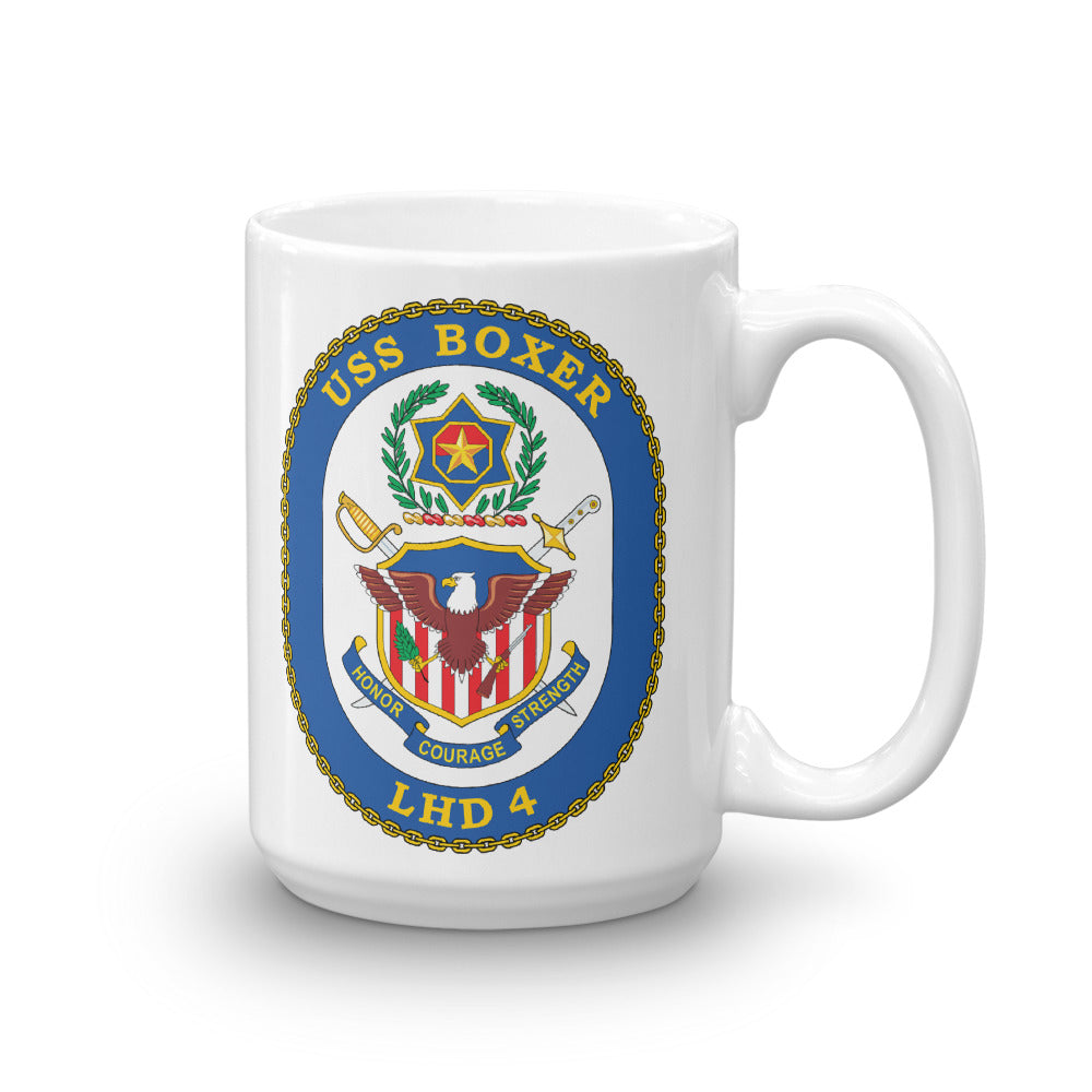 USS Boxer (LHD-4) Ship's Crest Mug