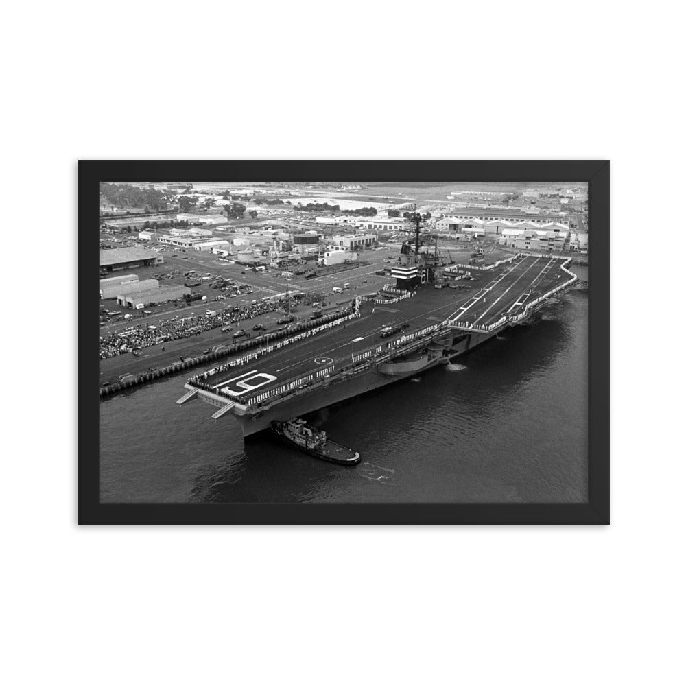 USS Ranger (CV-61) Framed Ship Photo